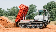 The TCR50-2 allows operators to carry up to 2.7 cu. yd. of material while rotating and dumping it in a single cycle.