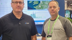 Topcon Vice President Jason Hallett and Global Director of Business Development and Marketing, Integration Services Scott Langbein.