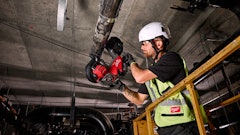 The next generation band saws weigh up to three pounds lighter than previous generations and feature an updated handle design for overhead cuts.