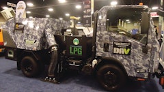 This LPG Alt fuel vehicle is production ready and wrapped in camoflauge to showcase NiteHawk's committment to DAV