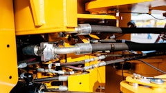 Excavator hydraulic system.