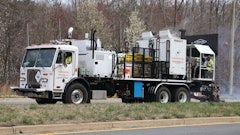 “Basically we stripe to shift traffic from old asphalt to new asphalt just after the paver is done,” says Sonny Younce, president. “We might have a shoulder built or a wedge constructed to carry the traffic after it shifts and once the paver constructs that we go in and mark it. Sometimes lanes shift when they’re building another lane completely.”