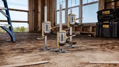 The TOUGHSERIES Construction Jack features a lift capacity of up to 340 lbs. and a lift height of 8-3/4 in.