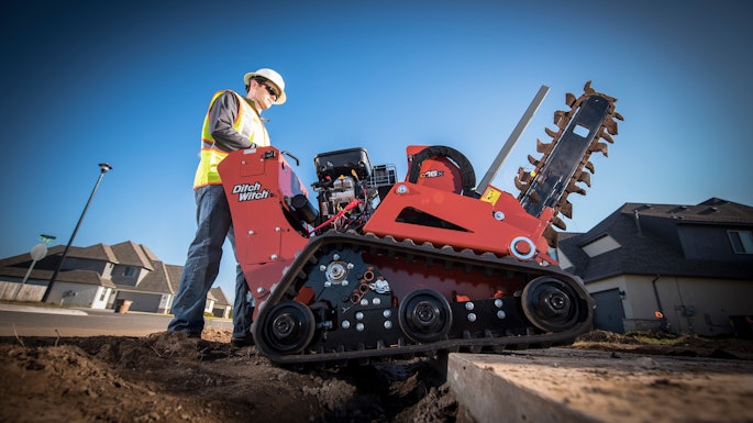 Ditch Witch Right Track Detail