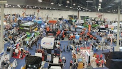 Above the American Rental Association Show 2025, at the start of day 1, January 30.