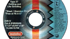 Metabo Cominator Wheel 10737729
