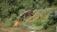 The PMM/RCU75 is a solution for land clearing and mulching grass, brambles, twigs and small shrubs up to 3 in. in diameter.