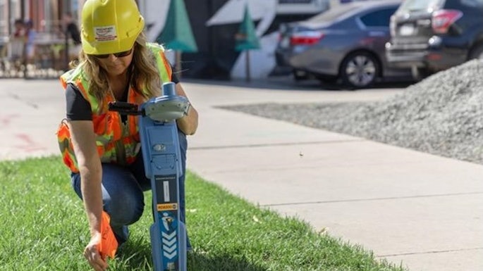 Construction surveyors rely on different tools to find and precisely map the location of critical underground utility infrastructure.