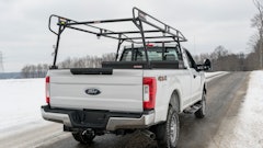Weather Guard Steel Truck Rack Truck Rear Right Close