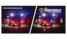 Powered by HINVII technology, WorkShield lamps use minimally visible, low-wavelength light to illuminate high-visibility material.